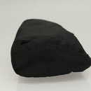 PRADA Pouch Nylon Black Silver Auth SW1056-3
