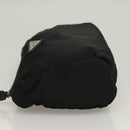 PRADA Pouch Nylon Black Silver Auth SW1056-4