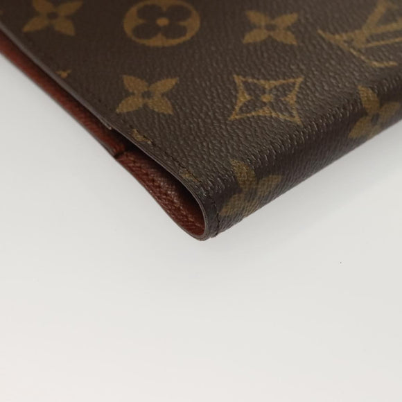 LOUIS VUITTON Monogram Agenda PM Day Planner Cover R20005 LV Auth SW1058