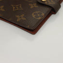 LOUIS VUITTON Monogram Agenda PM Day Planner Cover R20005 LV Auth SW1058-14