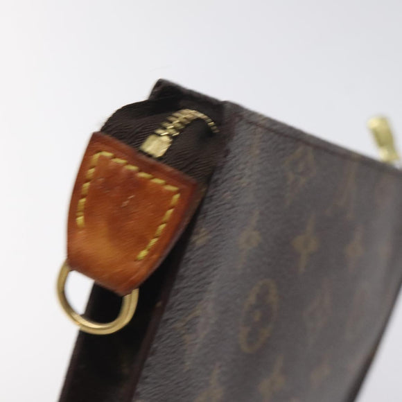 LOUIS VUITTON Monogram Bucket GM Accessory Pouch LV Auth SW1061