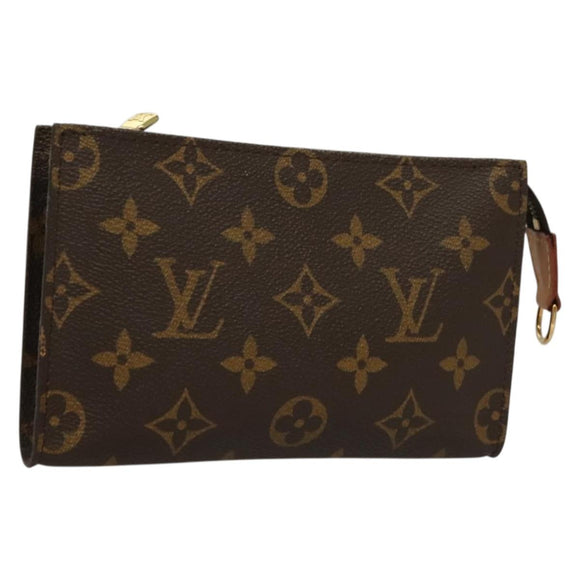 LOUIS VUITTON Monogram Bucket PM Accessory Pouch LV Auth SW1063