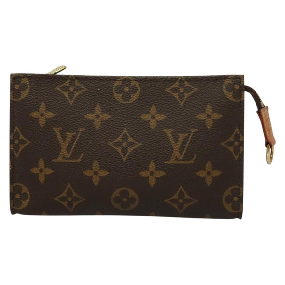 LOUIS VUITTON Monogram Bucket PM Accessory Pouch LV Auth SW1063