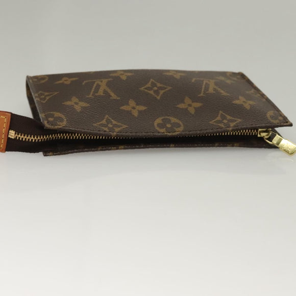LOUIS VUITTON Monogram Bucket PM Accessory Pouch LV Auth SW1063