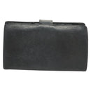 CHANEL COCO Mark Long Wallet Caviar Skin Navy Gold CC Auth SW1065-2