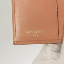 CHANEL COCO Mark Wallet Canvas Pink Gold CC Auth SW1068-13