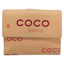 CHANEL COCO Mark Wallet Canvas Pink Gold CC Auth SW1068-2
