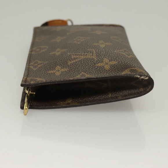 LOUIS VUITTON Monogram Bucket PM Accessory Pouch LV Auth SW1069