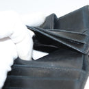 CHANEL COCO Mark Wallet Caviar Skin Black CC Auth SW1075-20