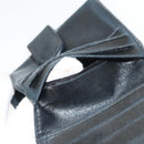 CHANEL COCO Mark Wallet Caviar Skin Black CC Auth SW1075-8