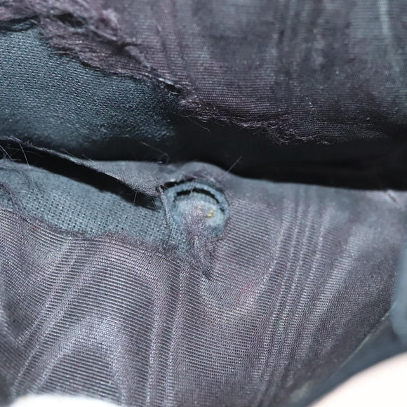 CHANEL COCO Mark Wallet Caviar Skin Black CC Auth SW1075