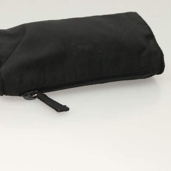 PRADA Pouch Nylon 2Set Black Auth SW1078