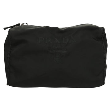 PRADA Pouch Nylon 2Set Black Auth SW1078 - 0