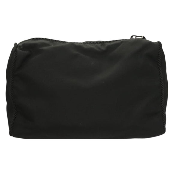 PRADA Pouch Nylon 2Set Black Auth SW1078