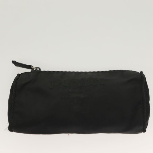 PRADA Pouch Nylon 2Set Black Auth SW1078