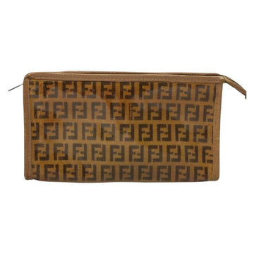 FENDI Gucci GG Canvas Zucchino Canvas Pouch 2Set Beige Auth SW1080 - 0