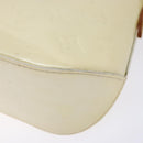 LOUIS VUITTON Monogram Vernis Minna Street Shoulder Bag Perle M91509 Auth sw1083-16