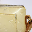 LOUIS VUITTON Monogram Vernis Minna Street Shoulder Bag Perle M91509 Auth sw1083-9