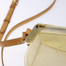 LOUIS VUITTON Monogram Vernis Minna Street Shoulder Bag Perle M91509 Auth sw1083-18