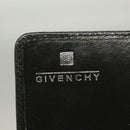 GIVENCHY Wallet Beads Black Silver Auth sw1091-9