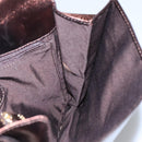 CHANEL Shoulder Bag Leather Brown CC Auth sw110-18