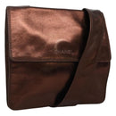 CHANEL Shoulder Bag Leather Brown CC Auth sw110-1