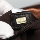 CHANEL Shoulder Bag Leather Brown CC Auth sw110-12