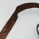 CHANEL Shoulder Bag Leather Brown CC Auth sw110-8