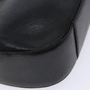 GIVENCHY Shoulder Bag Leather Black Gold Auth sw1101-11