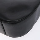 GIVENCHY Shoulder Bag Leather Black Gold Auth sw1101-12