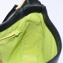 GIVENCHY Shoulder Bag Leather Black Gold Auth sw1101-20