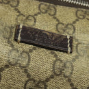 GUCCI GG Supreme Shoulder Bag PVC Beige Gold 246881 Auth sw1110-17