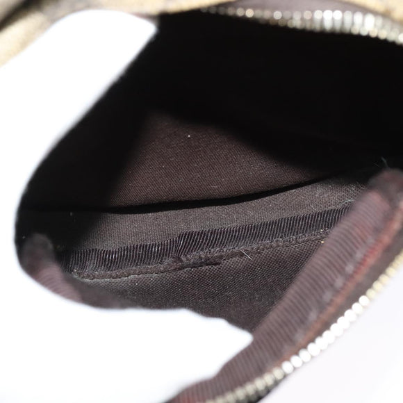 GUCCI GG Supreme Shoulder Bag PVC Beige Gold 246881 Auth sw1110