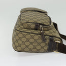GUCCI GG Supreme Shoulder Bag PVC Beige Gold 246881 Auth sw1110-4