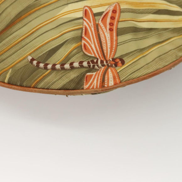 Salvatore Ferragamo Shoulder Bag Nylon Green Gold Auth sw1112