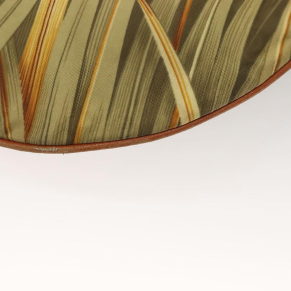 Salvatore Ferragamo Shoulder Bag Nylon Green Gold Auth sw1112