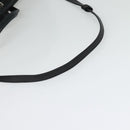 Salvatore Ferragamo Hand Bag Leather Black Silver Auth sw1115-8