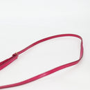 Miu Miu Shoulder Bag Leather Pink Gold Auth sw1117-8