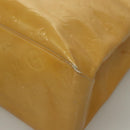 LOUIS VUITTON Monogram Vernis Reade MM Hand Bag Beige M91141 LV Auth sw1119-15