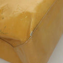 LOUIS VUITTON Monogram Vernis Reade MM Hand Bag Beige M91141 LV Auth sw1119-16