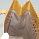 LOUIS VUITTON Monogram Vernis Reade MM Hand Bag Beige M91141 LV Auth sw1119-21