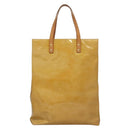LOUIS VUITTON Monogram Vernis Reade MM Hand Bag Beige M91141 LV Auth sw1119-2