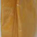 LOUIS VUITTON Monogram Vernis Reade MM Hand Bag Beige M91141 LV Auth sw1119-5
