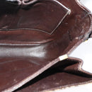 CELINE C Sulky Shoulder Bag Canvas Beige Gold Auth sw1120-18