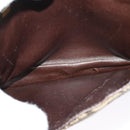 CELINE C Sulky Shoulder Bag Canvas Beige Gold Auth sw1120-21