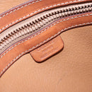 CELINE Macadam Canvas Hand Bag PVC Leather Brown Gold Auth sw1125-19