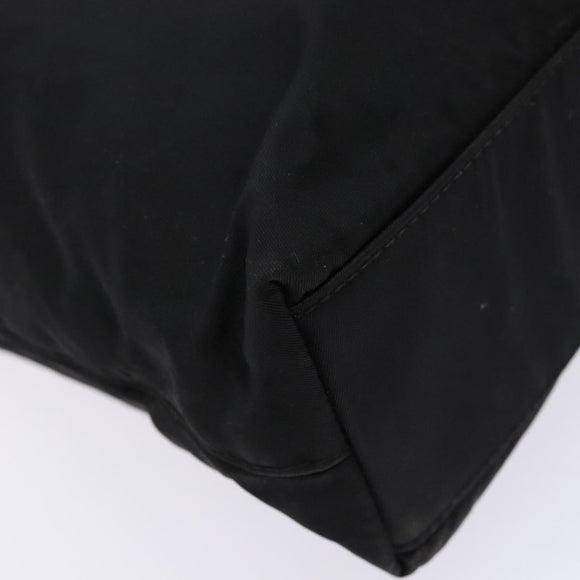 Christian Dior Maris Pearl Tote Bag Nylon Black Auth sw1127