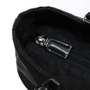 Christian Dior Maris Pearl Tote Bag Nylon Black Auth sw1127-10