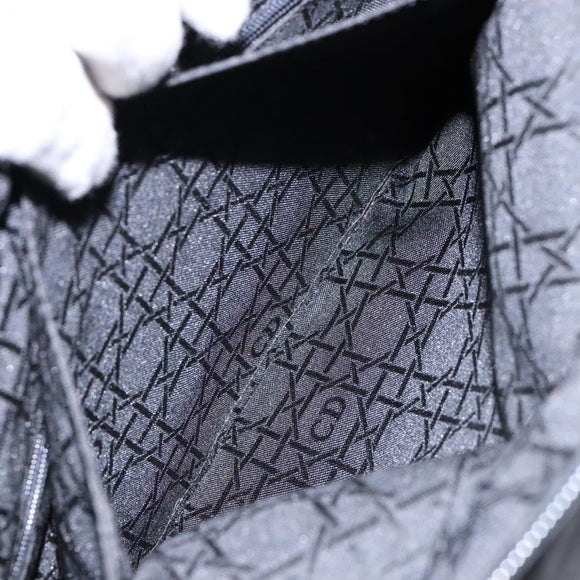 Christian Dior Maris Pearl Tote Bag Nylon Black Auth sw1127