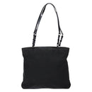 Christian Dior Maris Pearl Tote Bag Nylon Black Auth sw1127-2